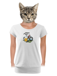 dámské tričko s lemem