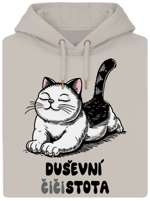 Duševní čistota unisex mikina premium Pastel Macchiato