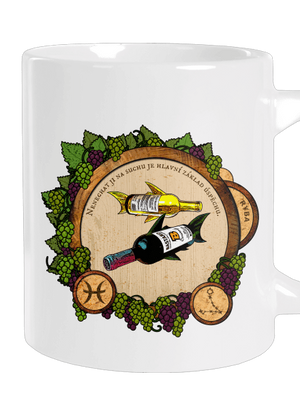 Vinný horoskop: Ryba velký hrnek White