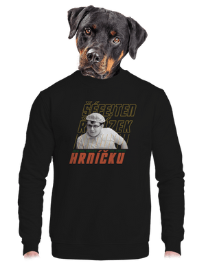 unisex mikina bez kapuce