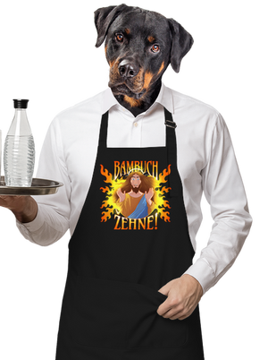 Bambuch žehne zástěra Black