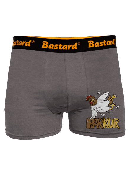 Parkur boxerky Gray Melange