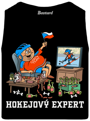 Hokejový expert pánské tílko Black