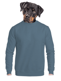 unisex mikina bez kapuce