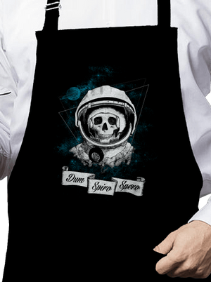 Dum Spiro Spero zástěra Black