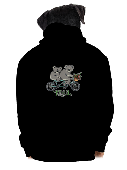Koalo pánská mikina na zip Black