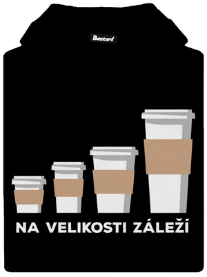 Na velikosti záleží dámská mikina klokanka Black