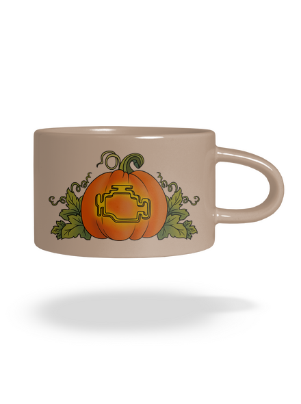 Strašidelný Halloween hrnek makronka Brown Macaron
