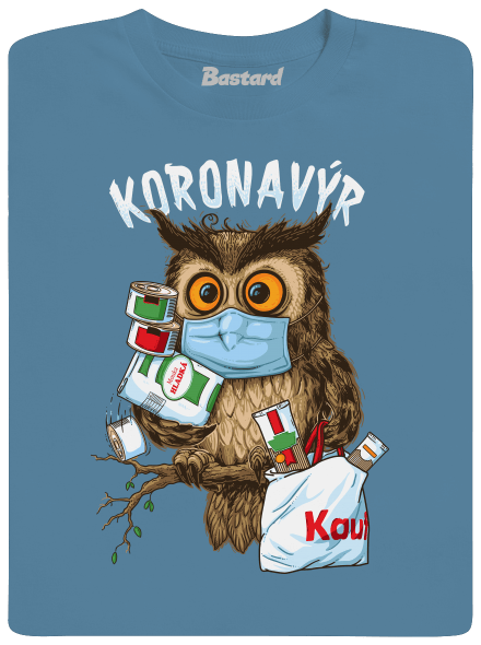 Koronavýr pánské tričko Stone Blue