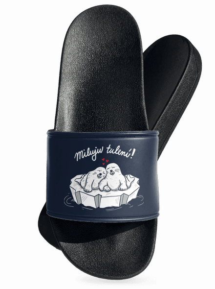 Miluju tulení pantofle Navy