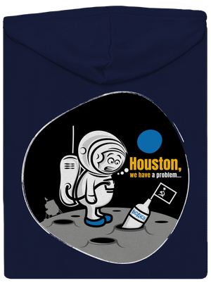 Máme problém pánská mikina na zip Navy