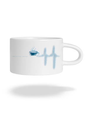 Coffee help hrnek makronka White