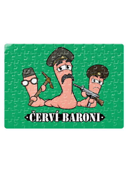 Červí baroni puzzle White