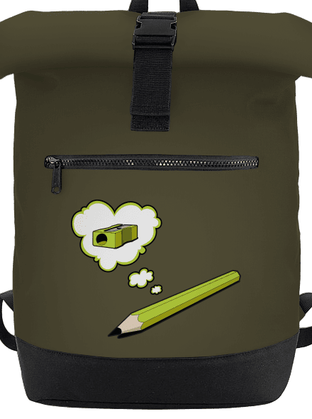Tužka a Ořezávátko batoh Military Green