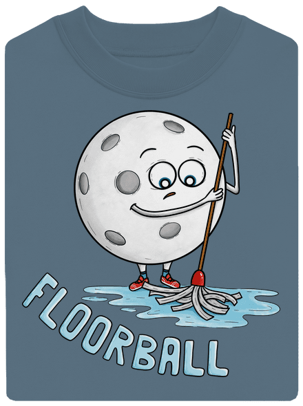 Floorball unisex mikina bez kapuce Nordic Blue