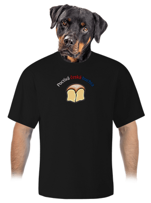 Poctivá buchta a klobása unisex tričko oversized Black