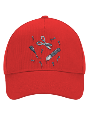 Halloween nářadí kšiltovka baseballka Classic Red