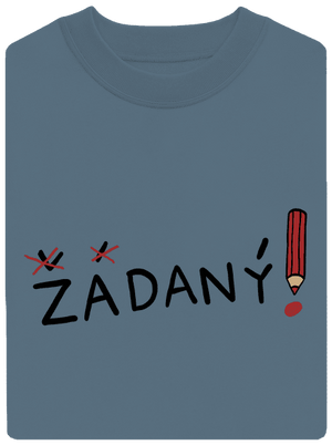 Zadaný a zadaná unisex mikina bez kapuce Nordic Blue