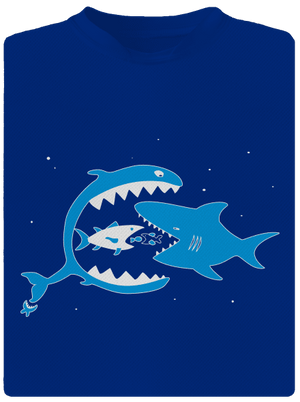 Rybky pánské sportovní tričko Royal Blue Mal