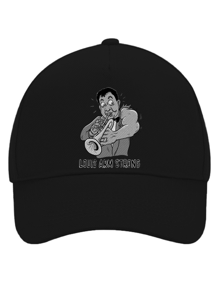 Louis Armstrong kšiltovka baseballka Black
