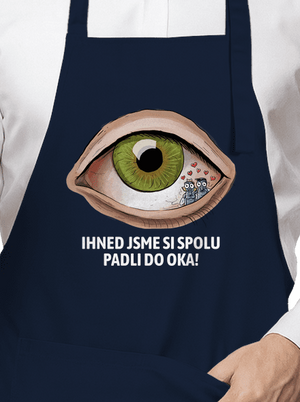 Padli do oka zástěra Navy