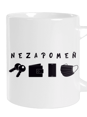 Nezapomeň velký hrnek White