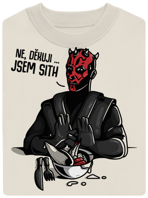 Jsem sith unisex mikina bez kapuce Off White