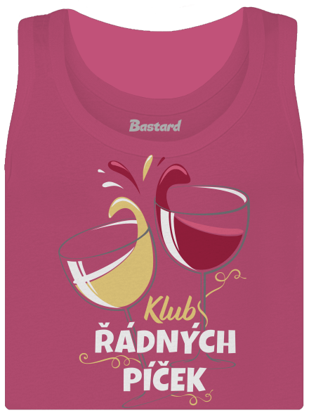 Klub řádných píček dámské tílko klasické Magenta