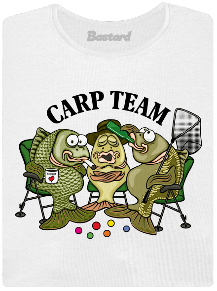 Carp Team dámské tričko s lemem White