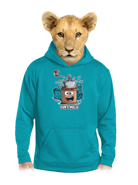 Mlýnek dětská mikina klokanka Hawaiian Blue