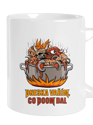 Co Doom dal velký hrnek White