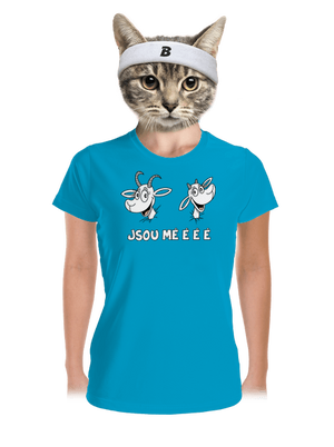 Kozy Jsou méééé dámské sportovní tričko Blue Atol