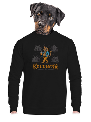 unisex mikina bez kapuce