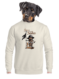 unisex mikina bez kapuce