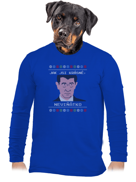 Neviňátko pánské dlouhý rukáv Royal Blue