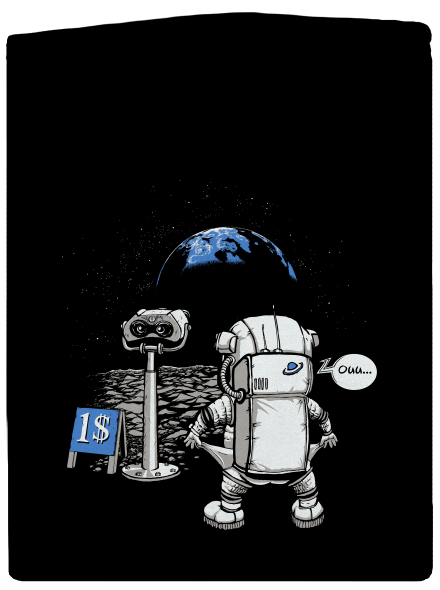 Kosmonaut dámská mikina na zip Black
