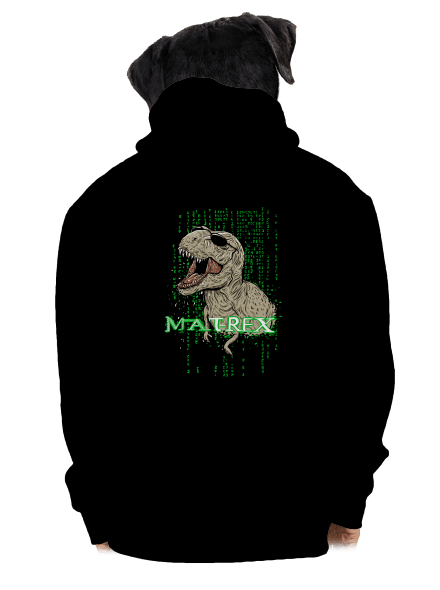 MAT-REX pánská mikina na zip Black