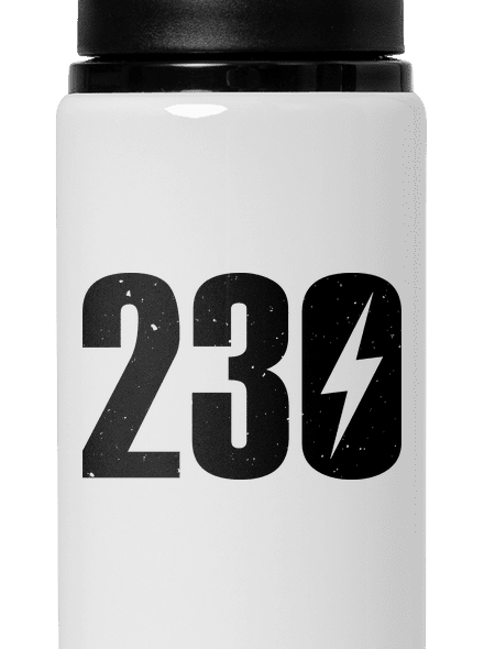 230 V lahev na vodu White