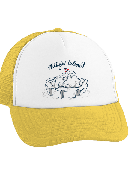 Miluju tulení kšiltovka truckerka Sunflower cap