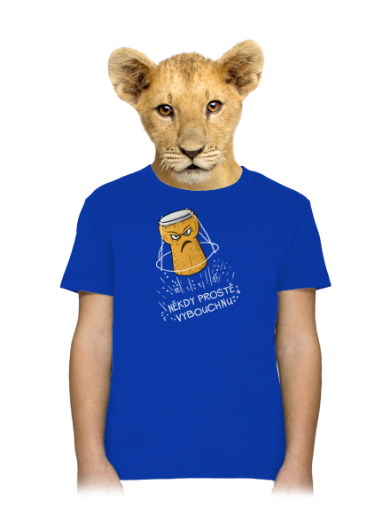Někdy vybouchnu dětské tričko Royal Blue