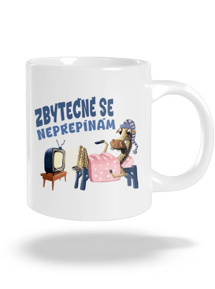 Zbytečně se nepřepínám velký hrnek White