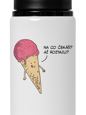 Zmrzlina lahev na vodu White