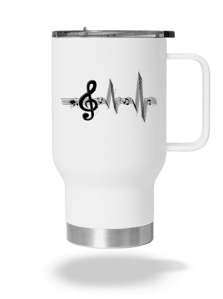 Žiju muzikou termohrnek White