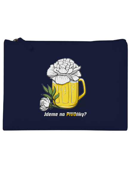 Pivoňky taštička French Navy