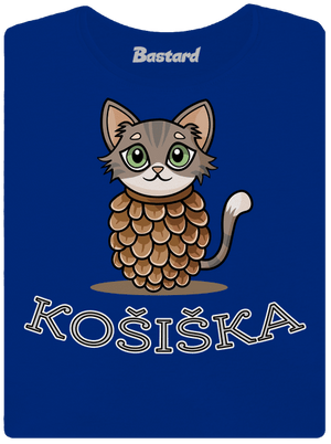 Košiška dámské tričko s lemem Royal Blue Mal