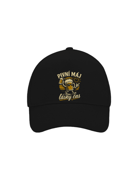 Pivní máj kšiltovka baseballka Black