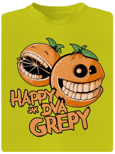 Happy grepy dětské sportovní tričko Neon Yellow