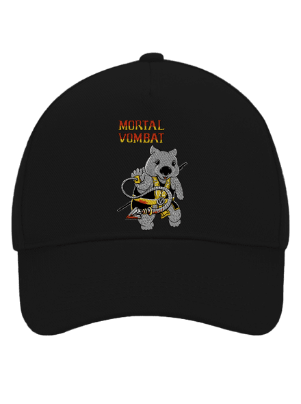 Mortal Vombat kšiltovka baseballka Black