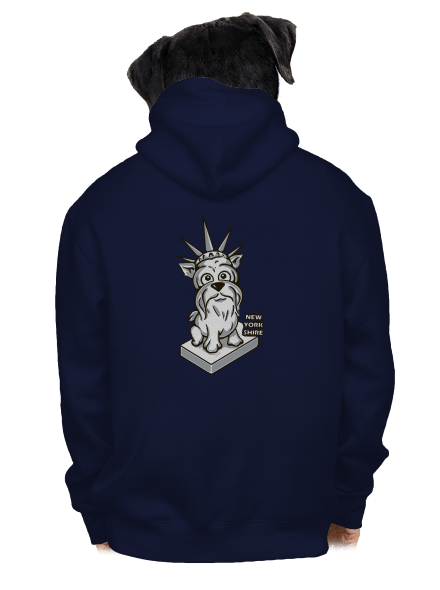 New Yorkshire pánská mikina na zip Navy
