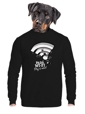 unisex mikina bez kapuce